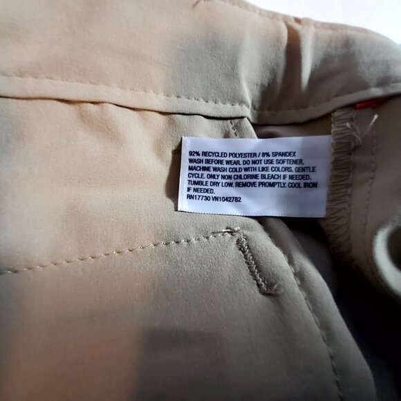 Cat & Jack Boys School Uniform Khaki Pants S 14 Husky Designed with belt loops - Picture 8 of 10